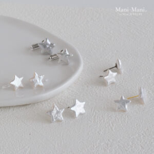 NEW ITEM : スターシェイプ（星形）パールのイヤリング＆ピアス